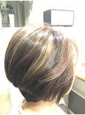 前下がりショートボブ