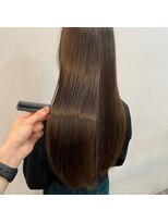 ジーナ 船橋(Zina) 髪質改善*ロングレイヤーグレーベージュ*美髪【Zina船橋】