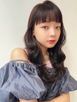 ホフ 大阪心斎橋店(F.O.F) ベージュインナーカラーショートボブレイヤーミディアム前髪