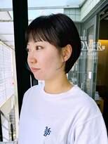 ハピネス 河原町店(Happiness)&nbsp;オン眉　黒髪ショート　京都美容室　進詩織