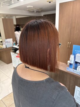 アッシュ 下北沢店(Ash) 縮毛矯正×前下がりボブ