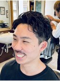 【30代 男性】ロンドンツーブロパーマ（大宮/バーバー）