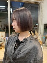 サンク 原宿 表参道(cinq)&nbsp;切りっぱなしボブ長めボブナチュラルボブ結べるボブ前下がりボブ