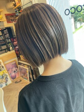 ヘア メイク ココ(hair make coco) ミニボブ×オリーブ♪♪
