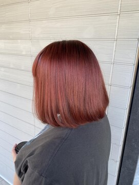 バディ 中野駅前店(BUDDY) レッドカラー(カット+イルミナ(ルフレ)カラー+アメイジア)