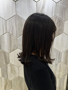 ビューティドレッセヤマノ 池袋パルコ(Beauty Dresse YAMANO) 【セミロング】【外ハネスタイル】【黒髪】