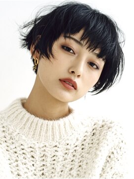 ヒマル 学芸大学(Himaru) 大人女性/ヘアセット黒髪/ボブルフ/ネビージュ/小顔/ワンレン