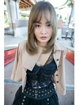 キジ(KIJI) フェイスレイヤー/ミルクティーベージュ/ベージュ/ハイトーン