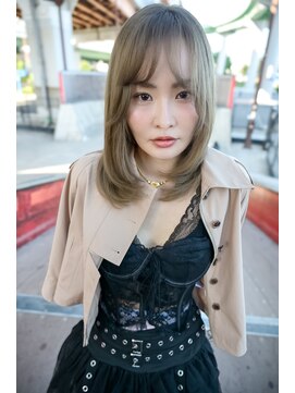 キジ(KIJI) フェイスレイヤー/ミルクティーベージュ/ベージュ/ハイトーン