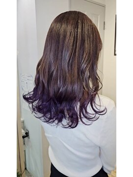 ヘア ケア ディエイチケー(HAIR CARE DHK) 裾カラーパープル