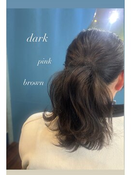 ハチ(.hachi) dark pink brown