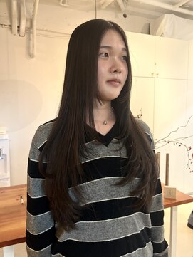 ライン(LINE) ロングレイヤー/ケラからトリートメント