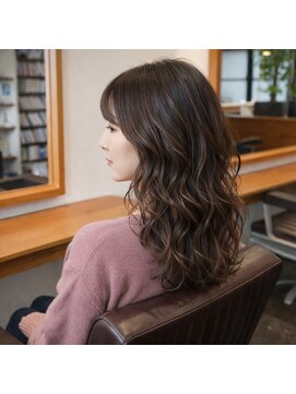 スープレックス ヘアーデザイン(SOUPREX HAIR DESIGN) セミロングデジタルパーマ　20代 30代 40代 50代 60代　髪質改善