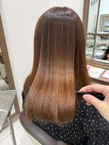 アッシュ 豊田店(Ash) 【艶ロング】プレミアム縮毛矯正で柔らかなナチュラル素髪