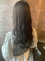 エイム ヘア デザイン 町田店(eim hair design) グレージュカラー/ロングウェーブ/透明感カラー/波ウェーブ