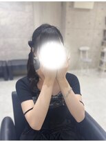 クラン 東心斎橋店(Clan)&nbsp;立体リボンサイドポニー