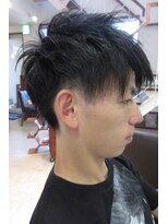 コアフィールフィス(COIFFURE fils) ツーブロアップバングショート