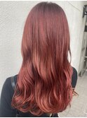 韓国風ロングヘアー