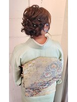 パリスパート2 ゆるふわ編み込みヘアアレンジ