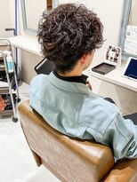 フレーム なんば店(FRAME) 【FRAME/難波/全席個室サロン】ツーブロスパイラルパーマメンズ