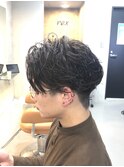 スクリューショート/パーマスタイル