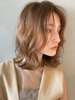 【PARK】ペールベージュ×ニュアンスボブディ