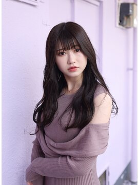 サロンドミルク 原宿(salon de MiLK) 【salon de MiLK 原宿】韓国風ゆるウェーブ×グレージュ