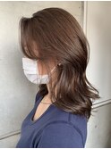 上品な艶カラー30代40代【白金台/白金/目黒】担当山岡