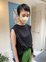 エフ ヘアーアンドリラクゼーション(F. hair & relaxation)&nbsp;【F.】中崎町30代40代外国人風ベリーショートくせ毛パーマ