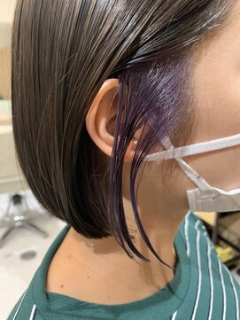 メロウ(mellow) イヤリングカラー×ブルーバイオレット