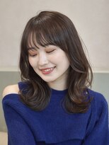 アンアミ シブヤ(Un ami shibuya) 【Unami】池田　大人ミディアム『上品な顔まわり×くびれヘア』
