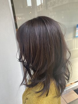 バサ 久米川店(BASSA) 大人ミディアムレイヤースタイル/質感再生カラー
