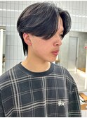 メンズ/センターパート/ニュアンスパーマ