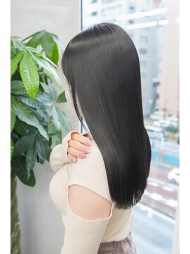 ネイヴィル 銀座(navile) シアンベージュ×髪質改善トリートメント