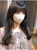 姫カット/シアーカラー/フレアバング[津田沼]