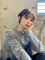 バランス 天王寺店(Balance)&nbsp;みんなの憧れ大人可愛いマッシュショートオリーブベージュ