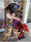 着付け　袴　訪問着　浴衣　ヘアセット　メイク　那覇