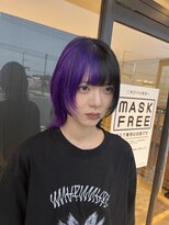 アンソメット 筑後店(UN SOMMET)&nbsp;レイヤーウルフ　ツートンカラー