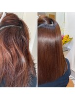 スリーク(SLEEK)&nbsp;髪質改善（縮毛矯正）ビフォーアフター