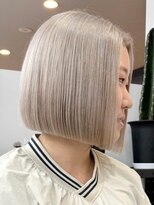 ウィコ 新宿(WICO)&nbsp;ホワイトグレージュ[新宿駅/ボブウルフ/ダブルカラー/小顔]