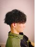 ダメージレスでワンランク上の仕上がり メンズカット＋ケアパーマ。 ￥13200
