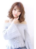 ナチュラルブラウン ふんわりパーマ
