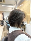 クセ毛を活かした軽やかボブ3
