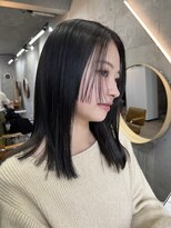 ソルトウォーター(SALT WATER) レイヤーカット/ブラウン/韓国ヘアー/ブリーチ/恵比寿