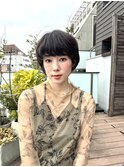 ナチュラル丸みショート