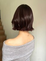 サンク 原宿 表参道(cinq)&nbsp;原宿ブリーチなしダブルカラーピンクベージュミディアムボブ20代