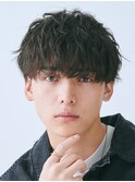 シャドウパーマメンズカットスパイラルパーマツイスパ波巻き
