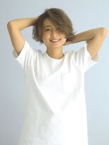 ヘアーサロンソシエ 鶴川店&nbsp;透明感ショートボブ/外ハネボブ[鶴川/鶴川駅]