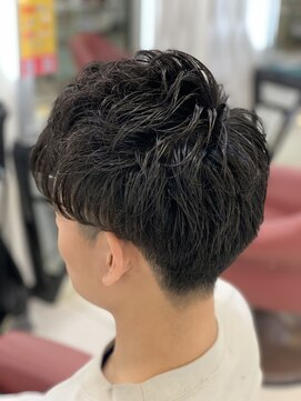 クオリス 上福岡店(QUALIS) ビジネスOK◎メンズパーマニュアンスパーマ×短髪刈り上げ