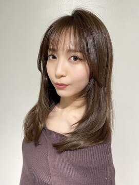 フォルテ 表参道店(FORTE) 【フォルテ千鶴】ストレートパーマ/アプリコットオレンジ